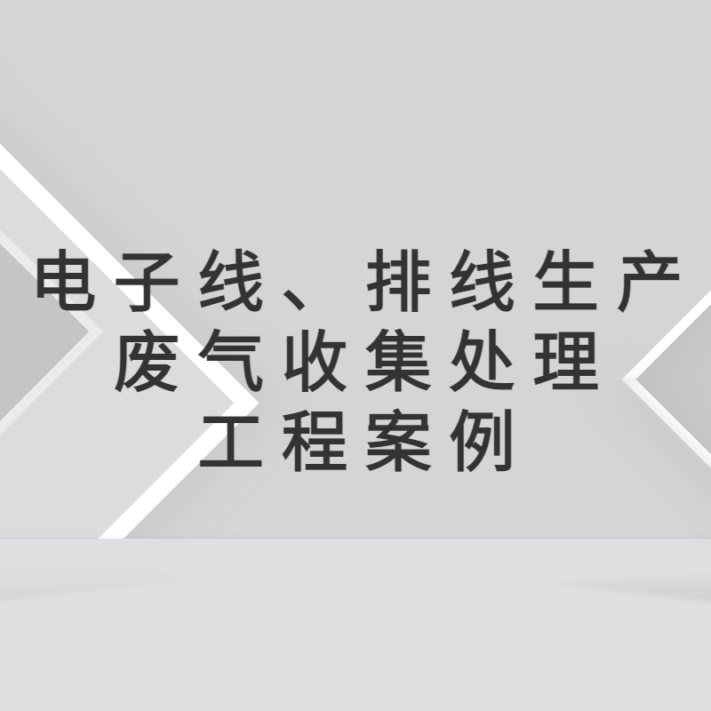 惠州市电工材料有限公司 废气收集治理工程